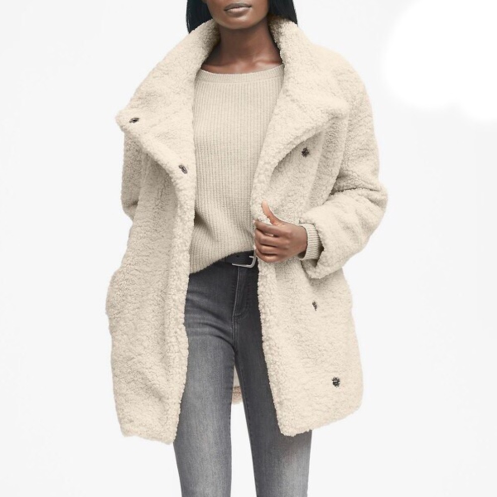 Banana Republic teddy coat